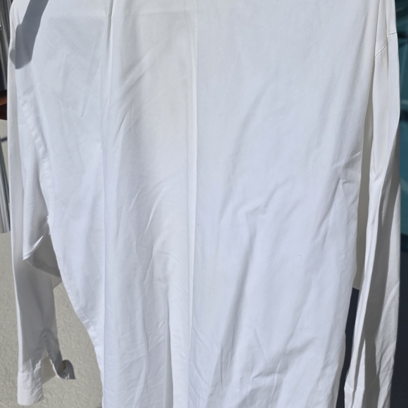 Colorful Embroidered White Button Down Shirt - Picture 5 of 5